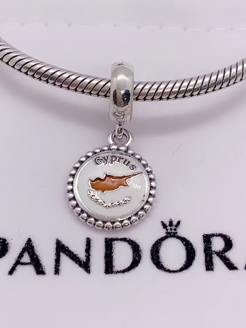 Pandora Belize Flag Charm S925 Sterling Silver Jewelry